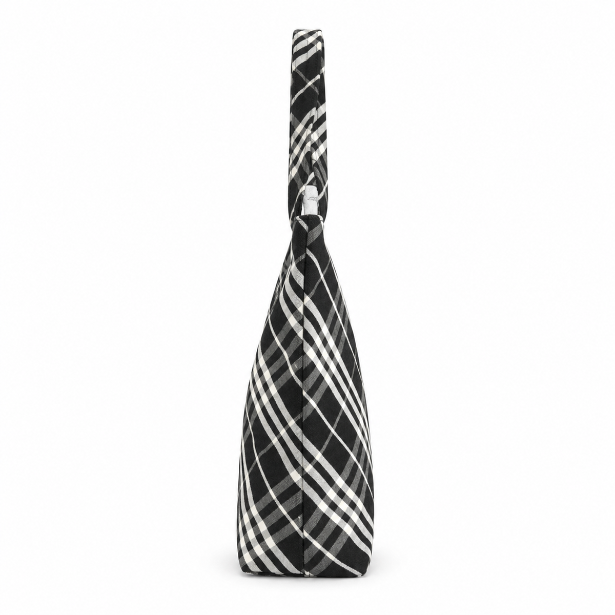 Burberry Monochrome Check Shoulder Tote