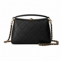 Chanel Structured Quilted Crossbody Bag