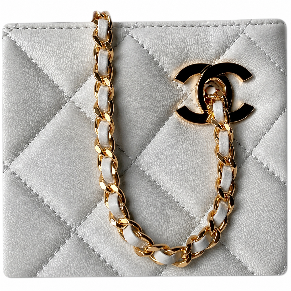 Chanel Light Blue Quilted Shoulder Bag