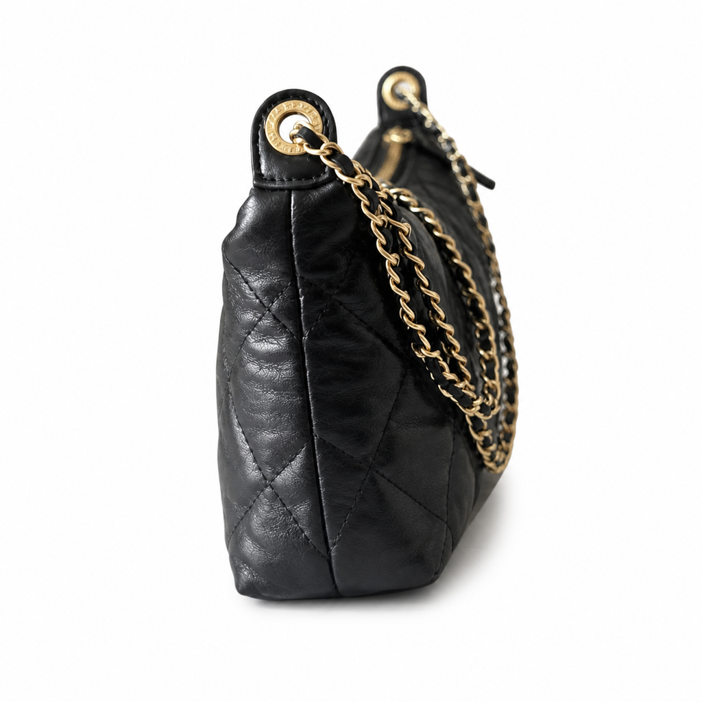 Chanel Black Quilted Chain Shoulder Bag