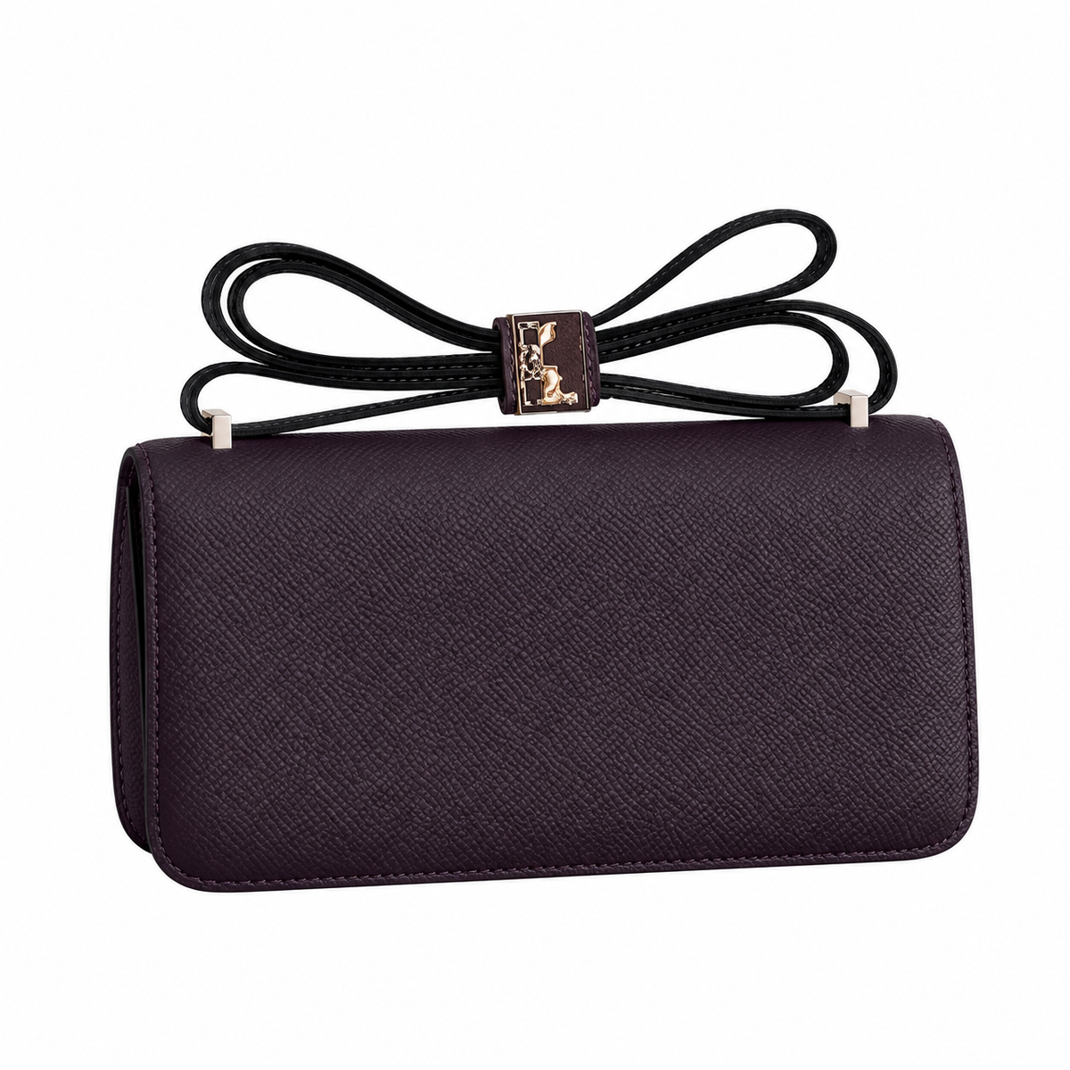 Hermès Lindy 26cm Crossbody Bag – Grape Purple & Silver | Mystique Luxury Leather