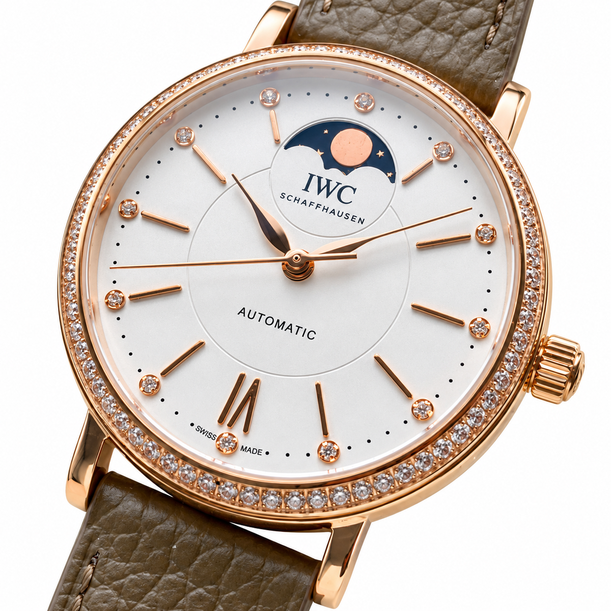 IWC Portofino 37mm Epigrapher Automatic Steel Watch