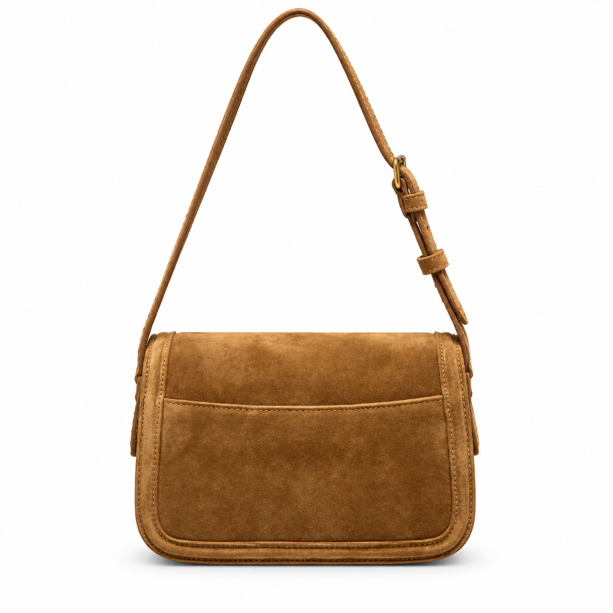 Saint Laurent Solferino Bag – Tan Suede