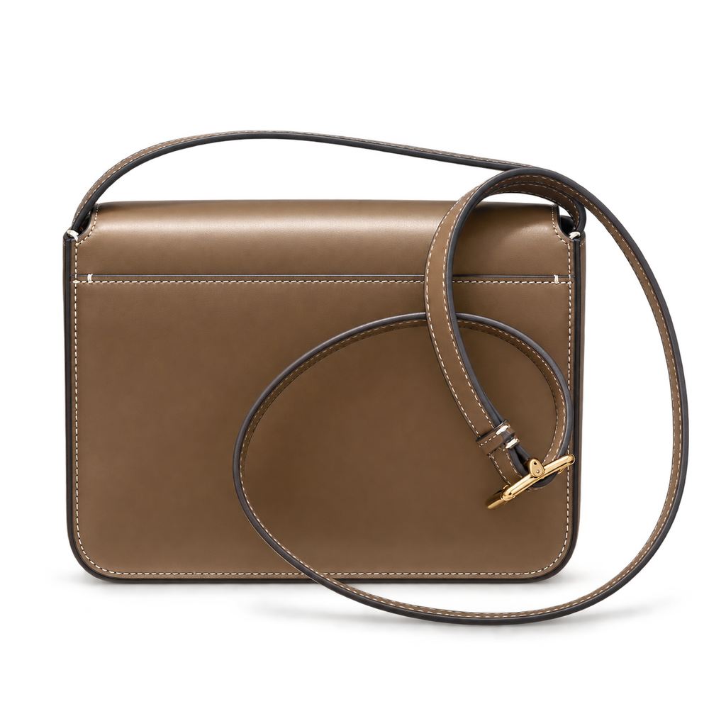 YSL Saint Laurent Solferino Crossbody Bag Taupe