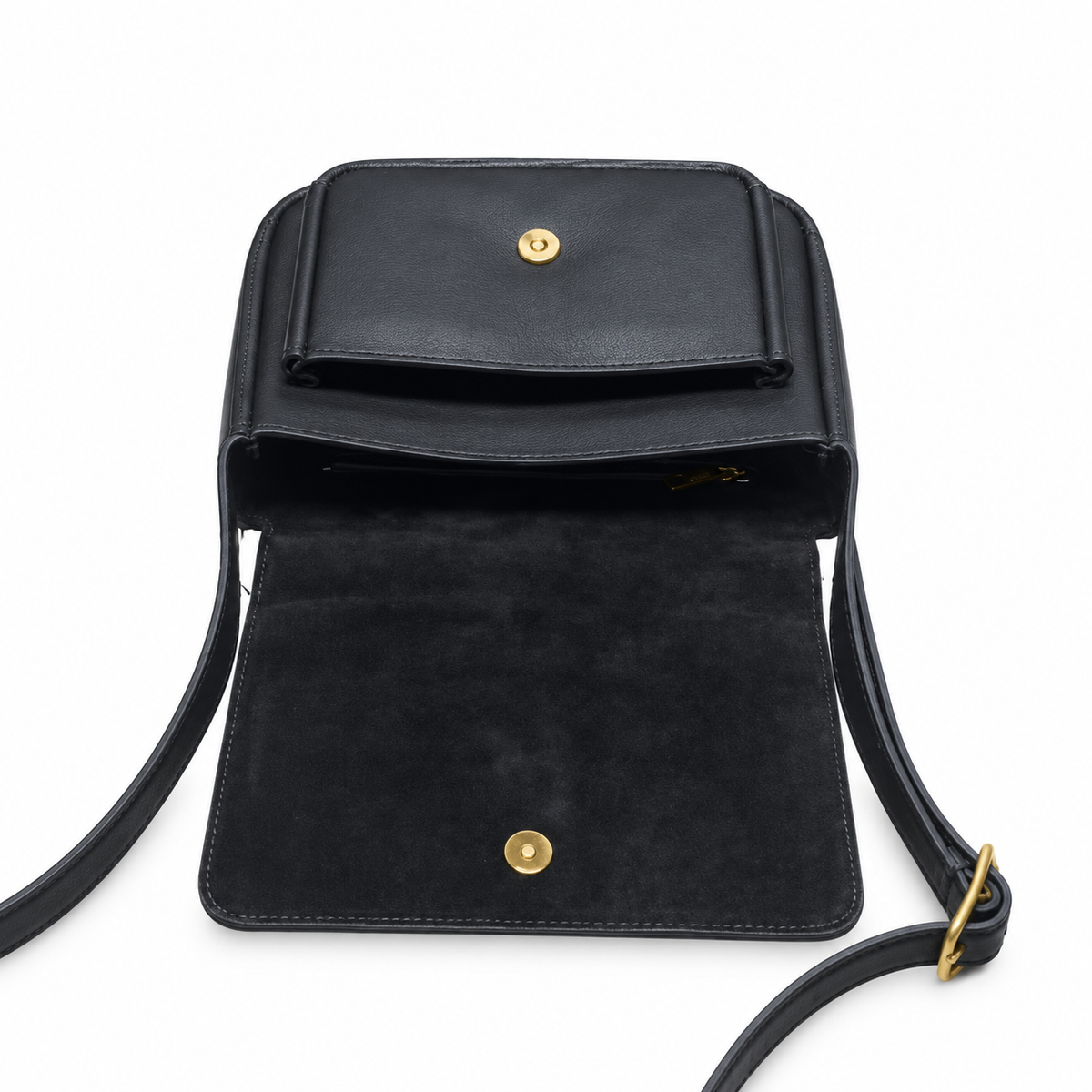 YSL Saint Laurent Solferino Crossbody Bag Black