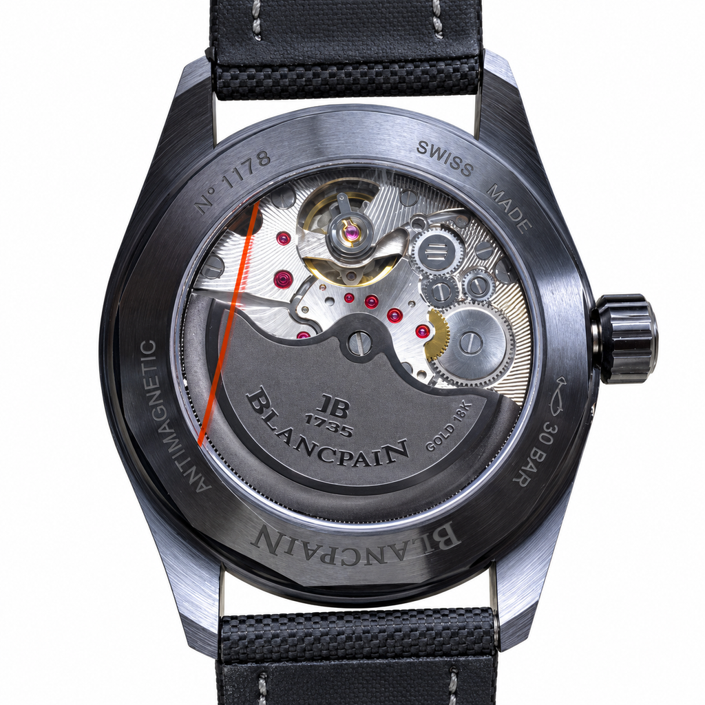 Blancpain Fifty Fathoms Bathyscaphe Black Dial Date Steel Dive Watch