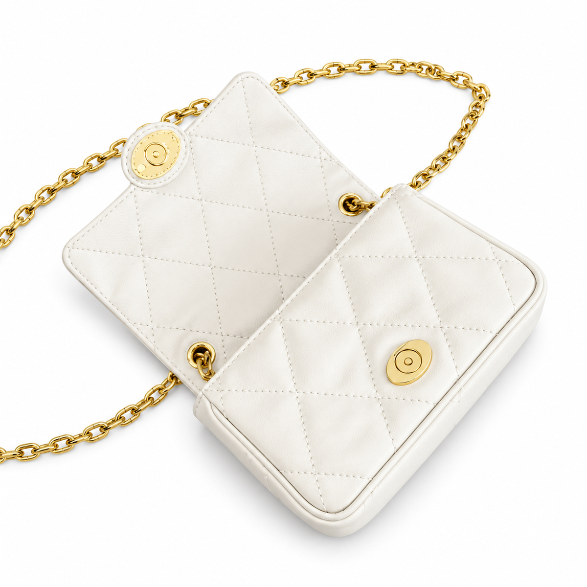Burberry Quilted Chain Shoulder Bag