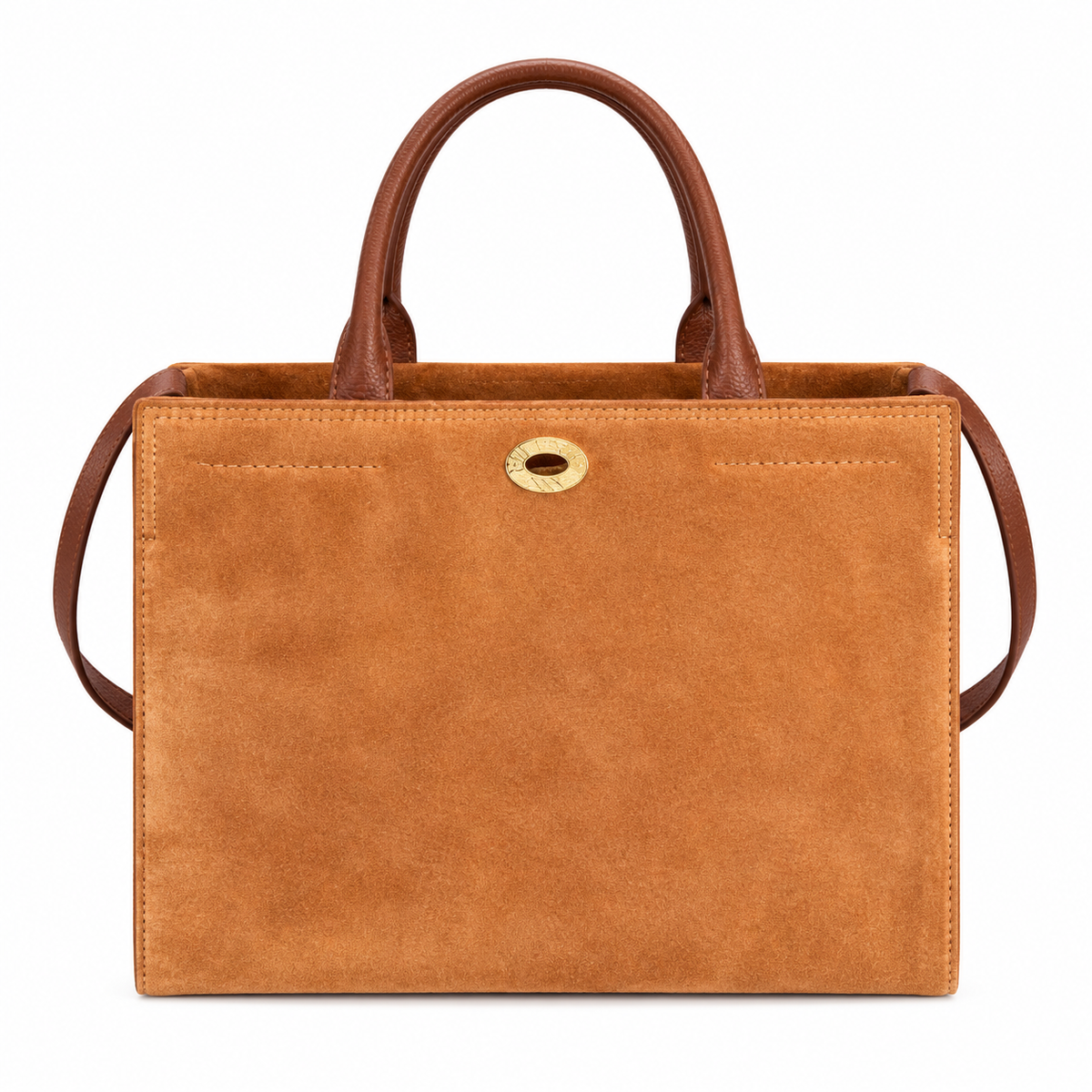 Burberry Textured Tote with Shoulder Strap