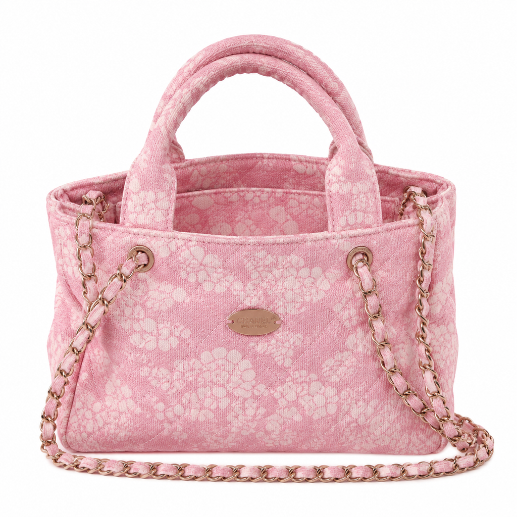 Chanel Quilted Large Shoulder Tote Bag
