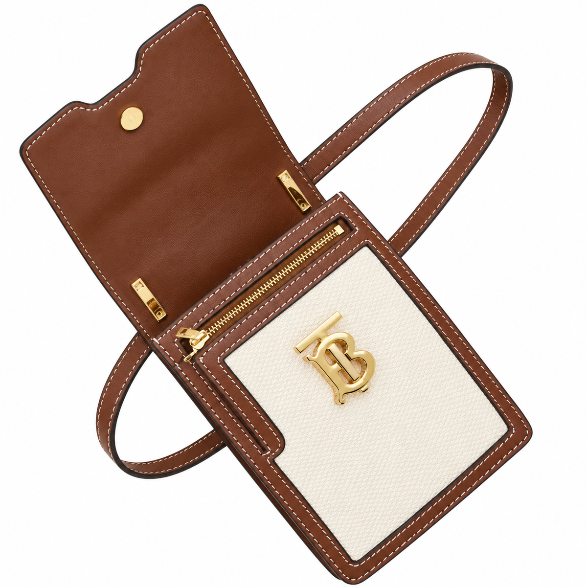 Burberry Cream Mini Crossbody Bag