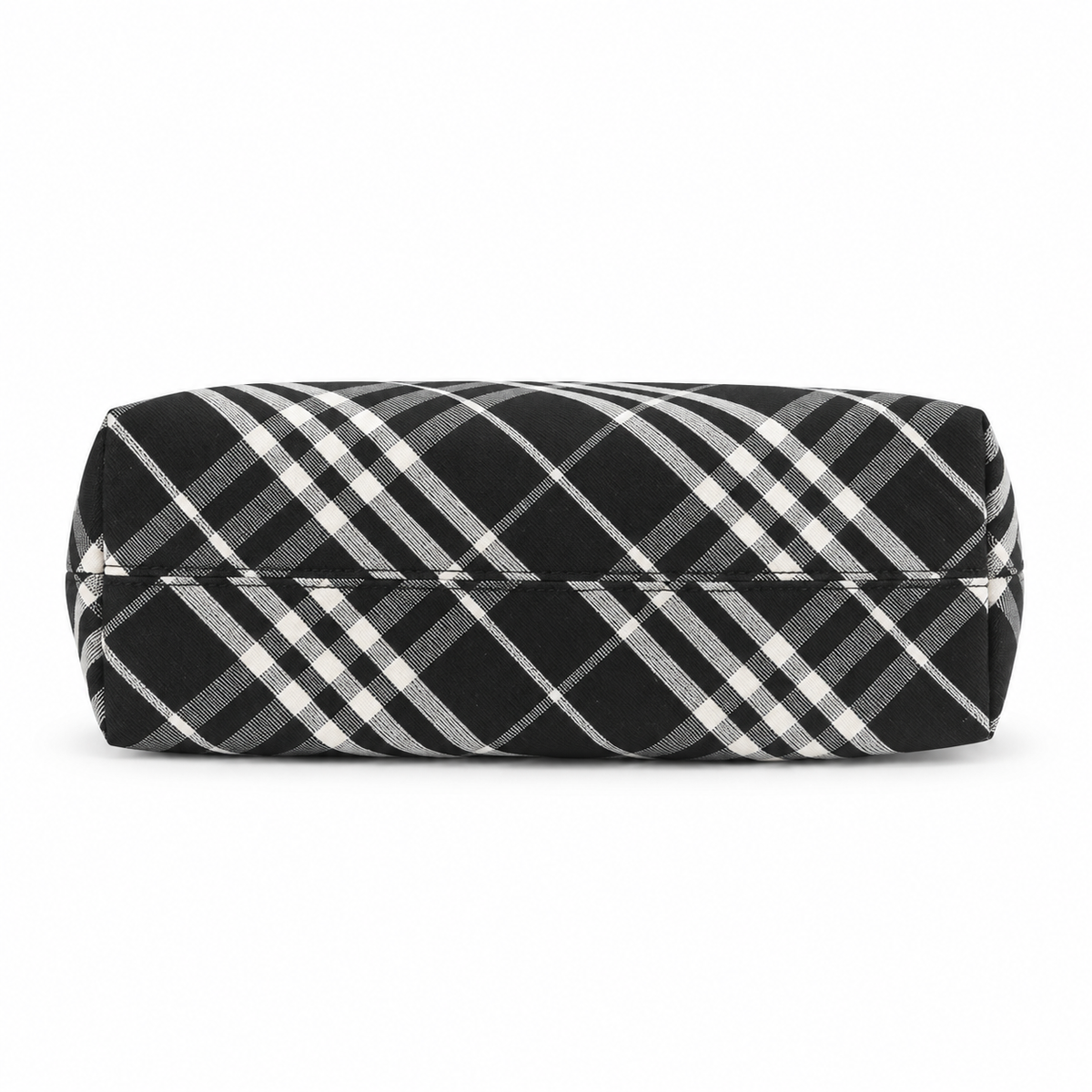 Burberry Monochrome Check Shoulder Tote