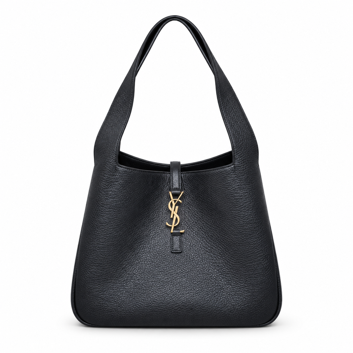 YSL Le 5 à 7 Hobo Bag – Black Grained Leather