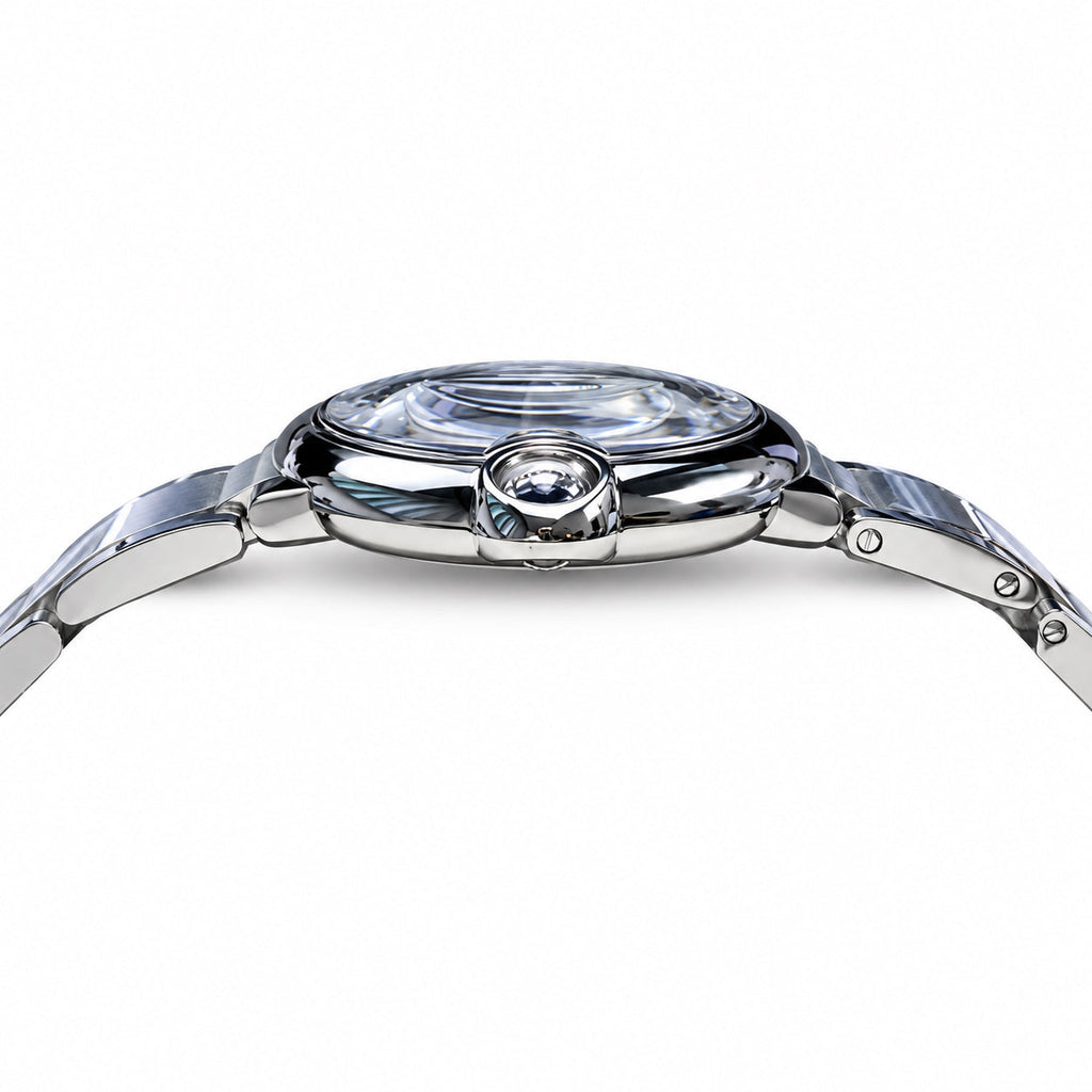 Cartier Ballon Bleu Steel White Dial Sapphire Watch – KDY