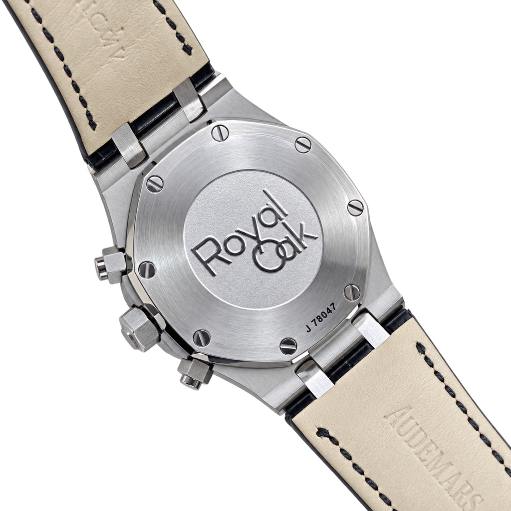 Audemars Piguet Royal Oak Chronograph Steel Panda Dial Leather