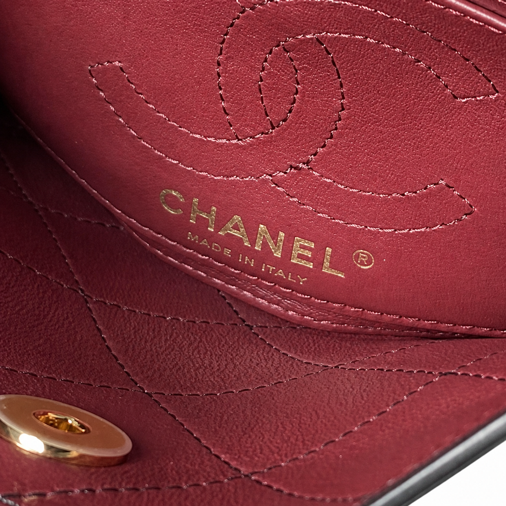 Chanel Structured Quilted Crossbody Bag