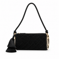Chanel Black Quilted Cylinder Shoulder Bag