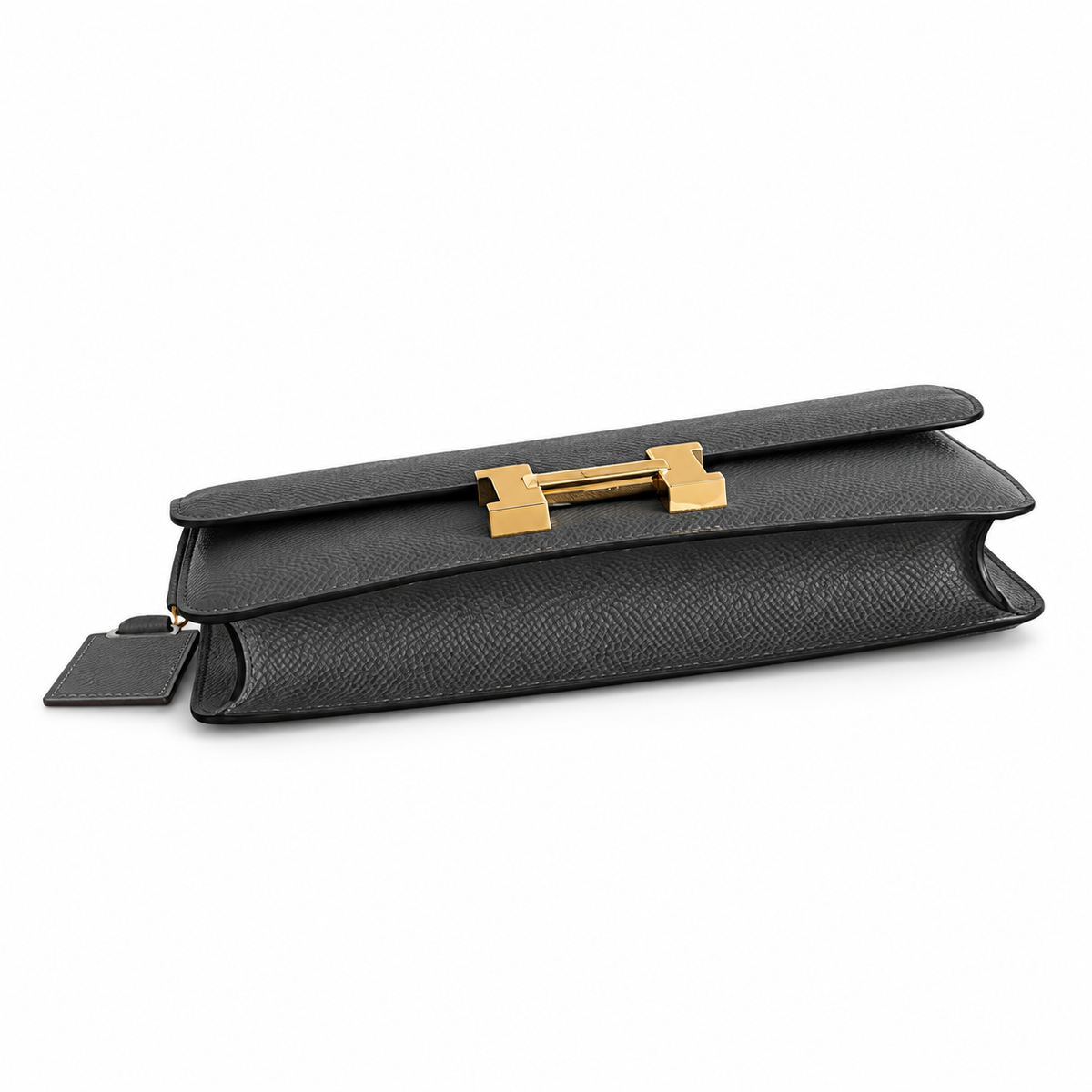 Hermès Lindy 26cm Crossbody Bag – Graphite Grey & Gold | Power Luxury Leather