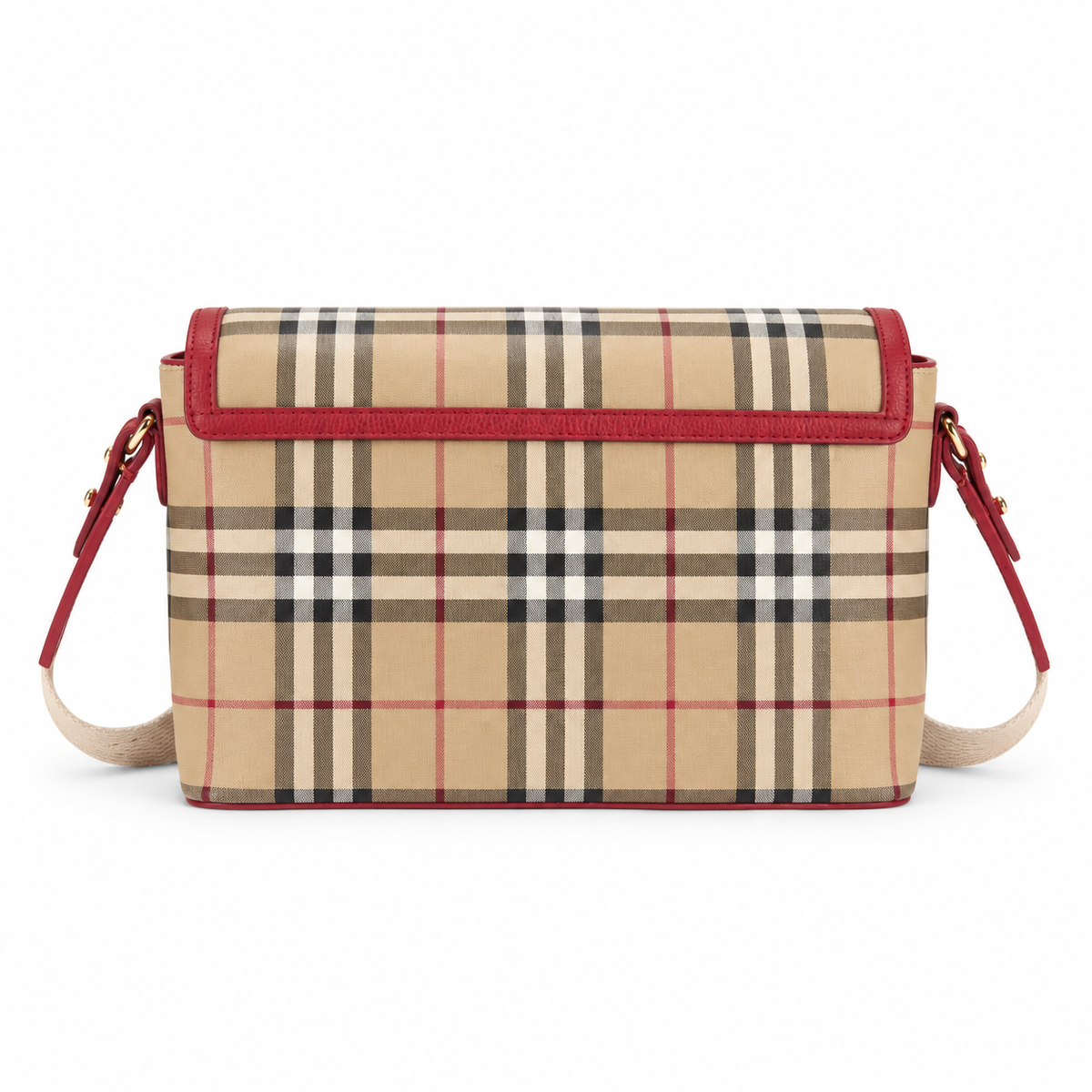 Burberry Check Flap Crossbody Bag