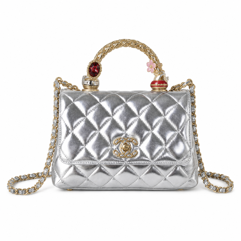 Chanel Compact Quilted Crossbody Bag