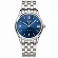 Longines Record – Blue Sunray Dial Steel Bracelet Automatic
