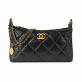 Chanel Black Quilted Chain Shoulder Bag
