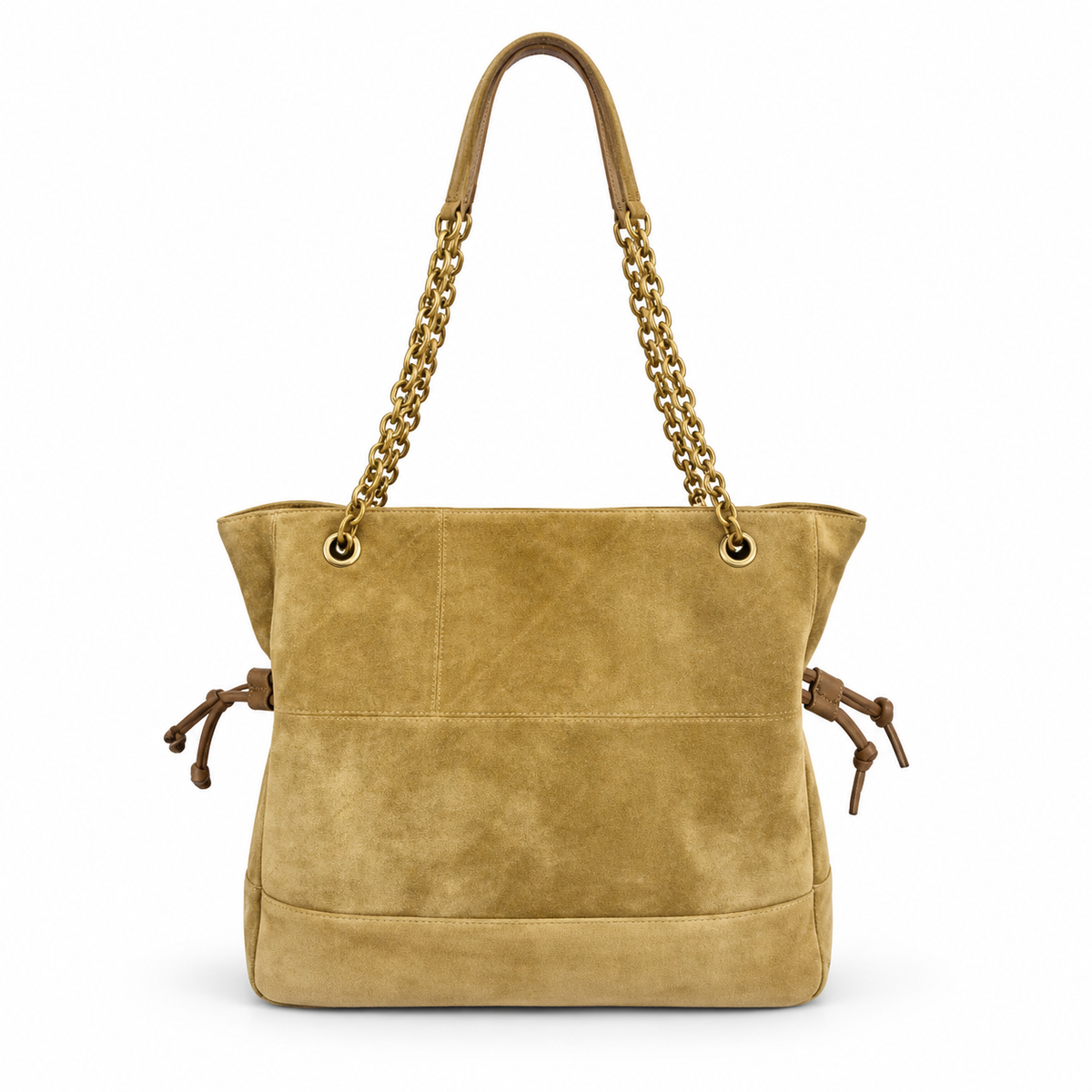 YSL Bea Tote Bag – Sand Suede