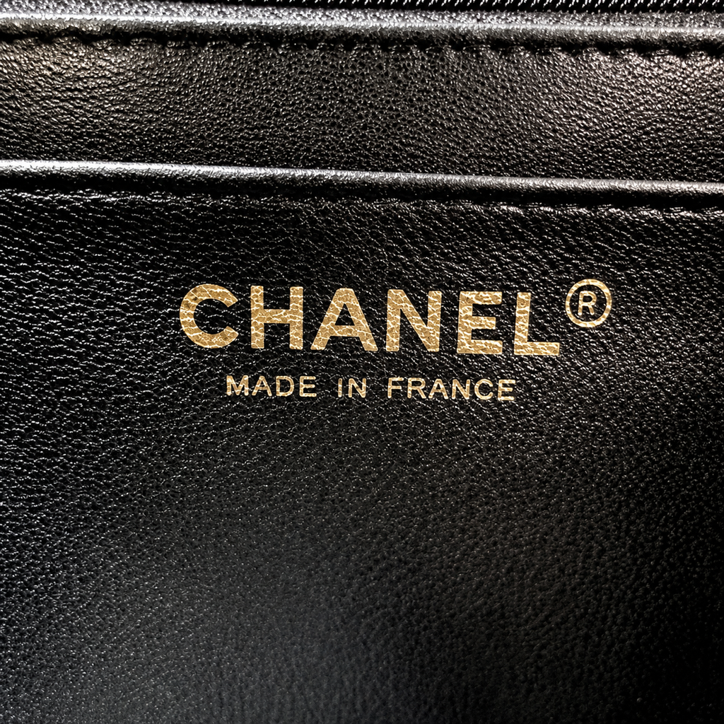 Chanel Black Quilted Charm Flap Bag