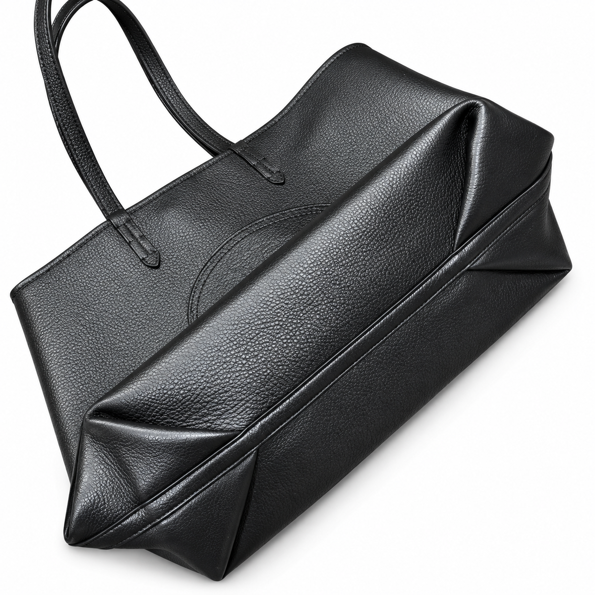 Burberry Textured Knight Logo Tote
