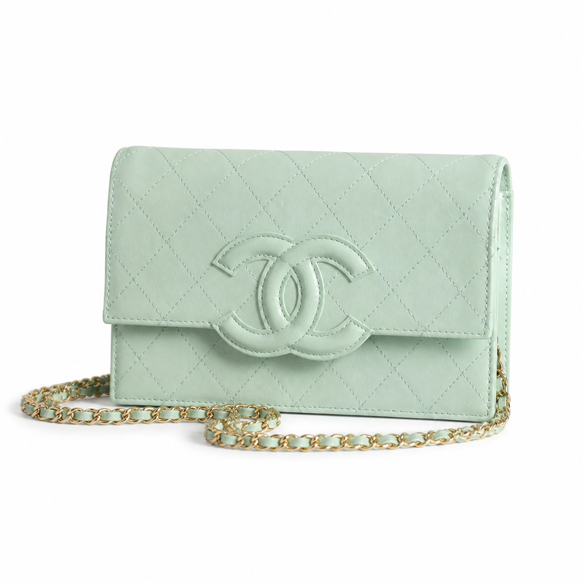 Chanel Compact Quilted Crossbody Bag
