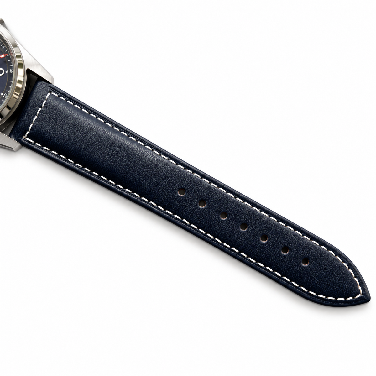 Longines Spirit Blue Dial Navy Leather Automatic Chronometer Watch