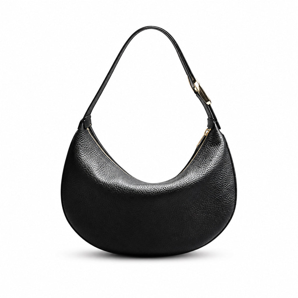 Chanel Black Textured Hobo Shoulder Bag