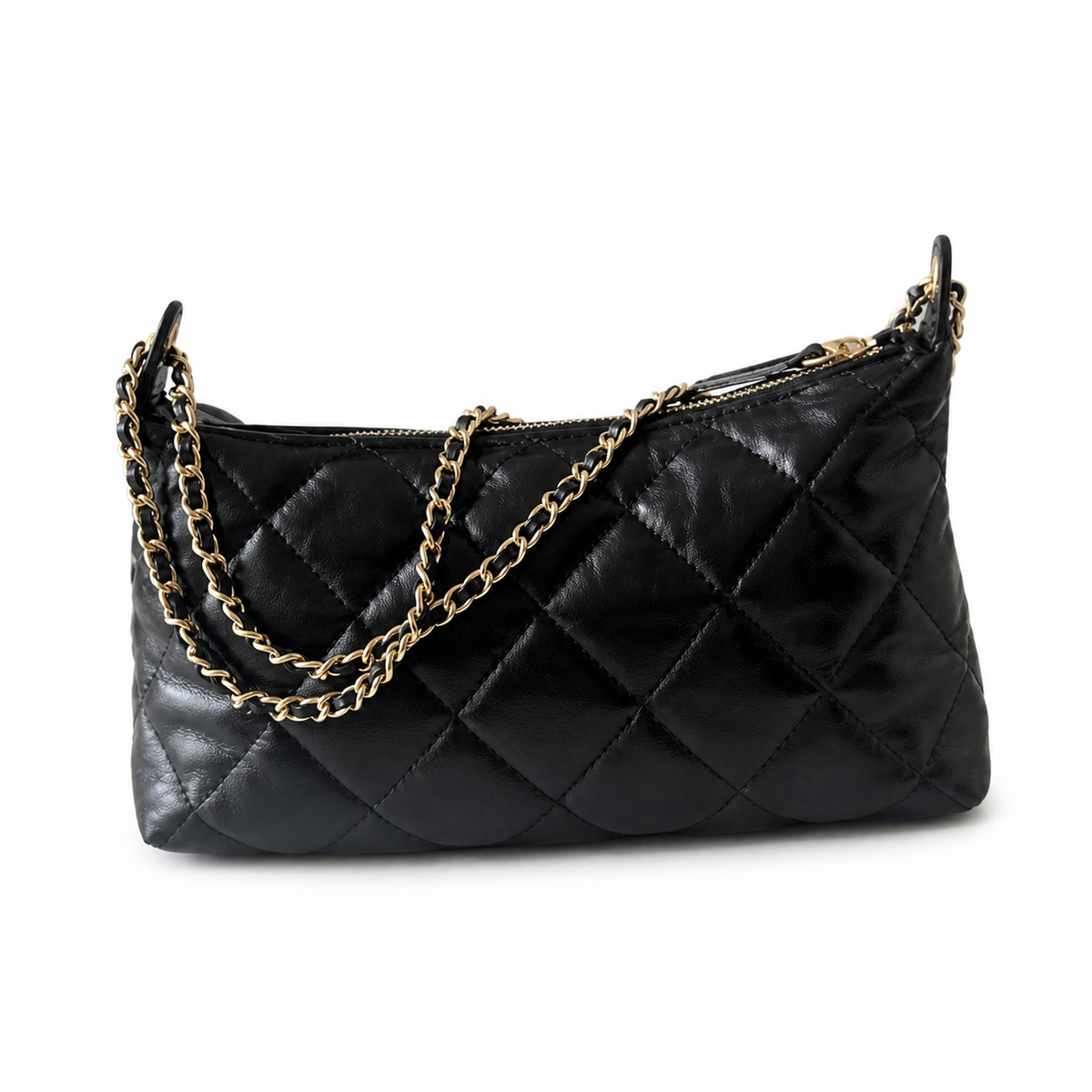 Chanel Black Quilted Chain Shoulder Bag