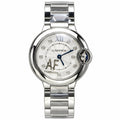 Cartier Ballon Bleu 33mm — Stainless Steel, Diamond Hour Markers & Steel Bracelet