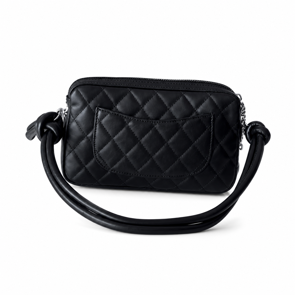Chanel Black Quilted Camera Bag