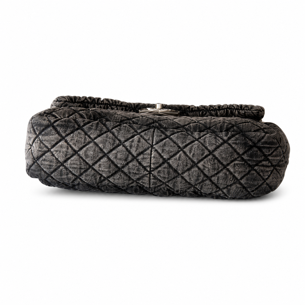 Chanel Charcoal Quilted Flap Bag
