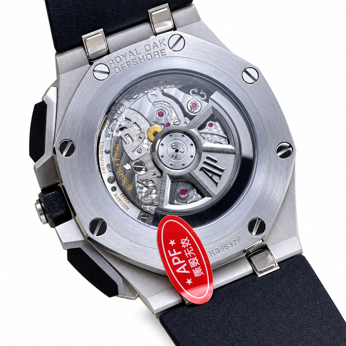 Audemars Piguet Royal Oak Offshore Chronograph Black Ceramic Bezel Panda Dial Rubber Strap Watch