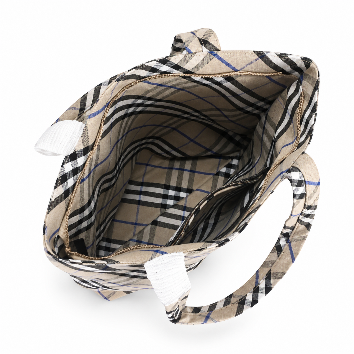 Burberry Knight Check Shoulder Tote