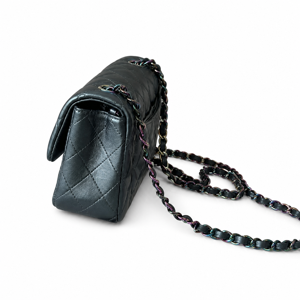 Chanel Dark Teal Quilted Flap Bag