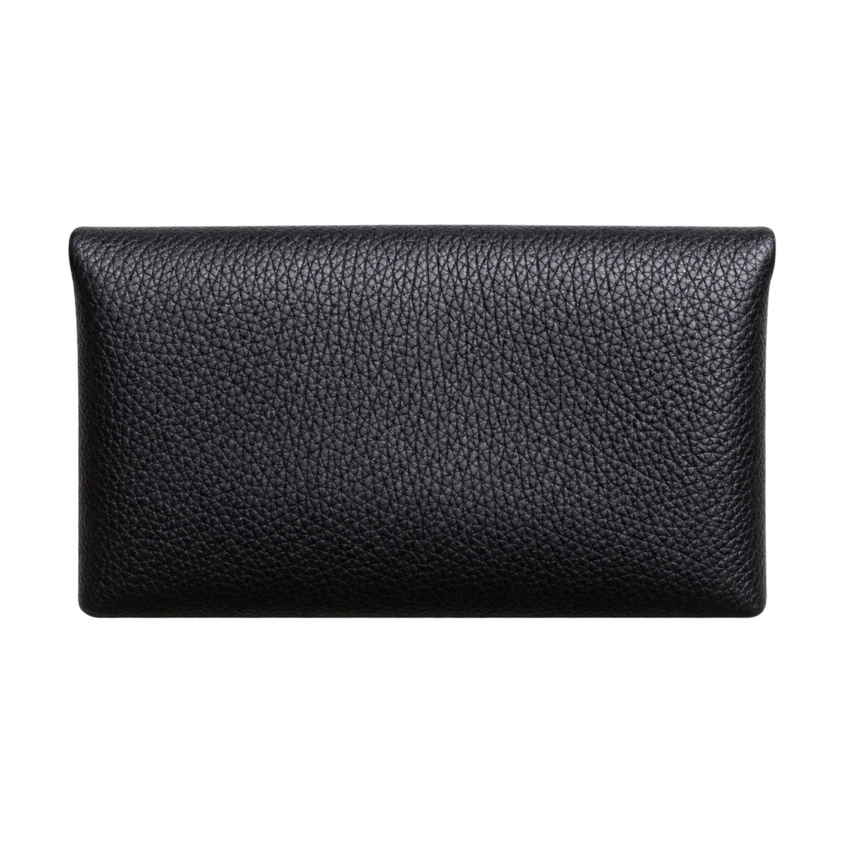 YSL Saint Laurent Cassandre Large Envelope Pouch in Black Grained Leather