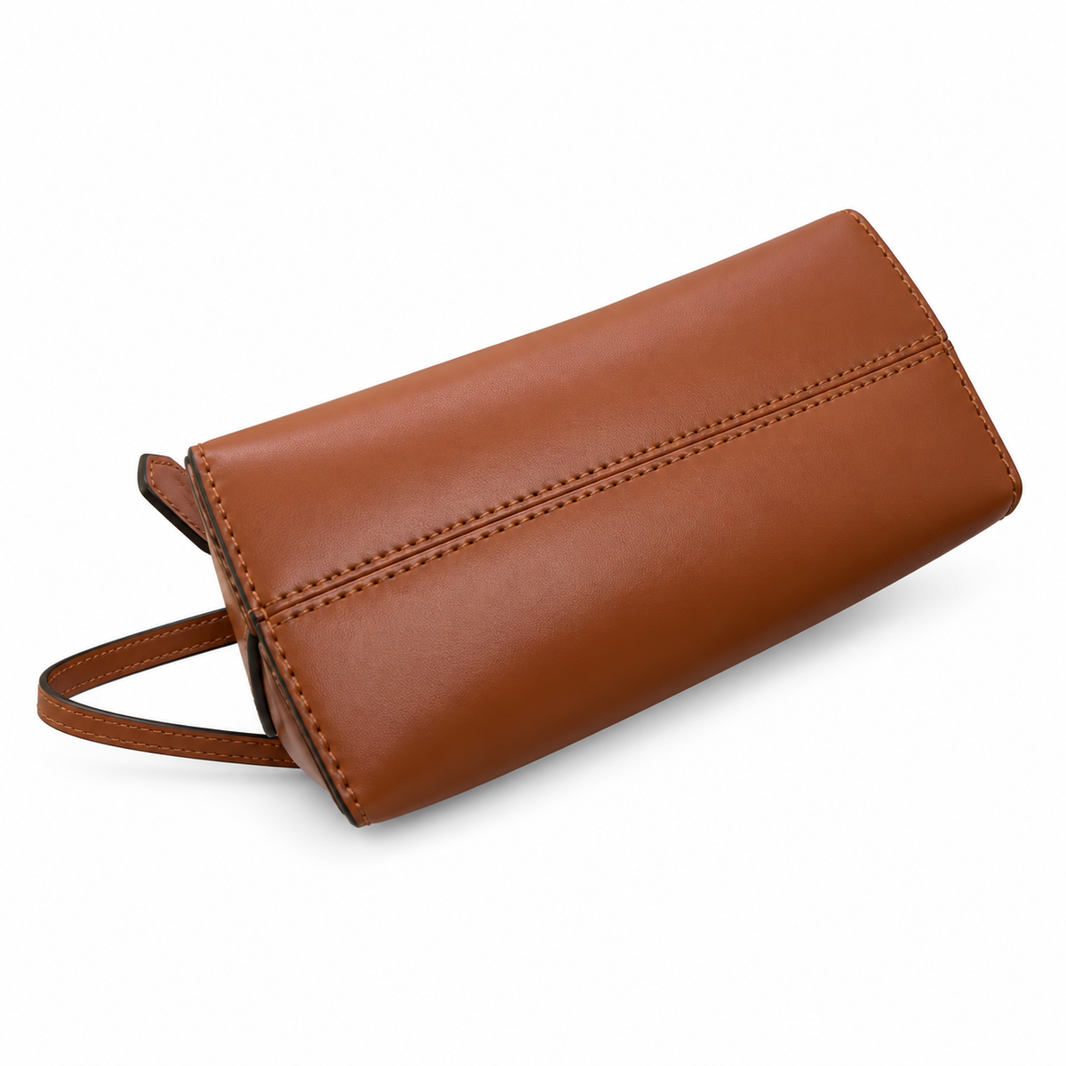 Fendi FF Clutch Shoulder Bag – Jacquard Canvas & Leather Trim, Flap Closure, 18.5cm