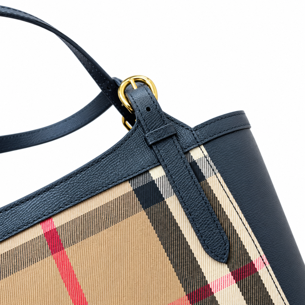 Burberry Check Tote Bag