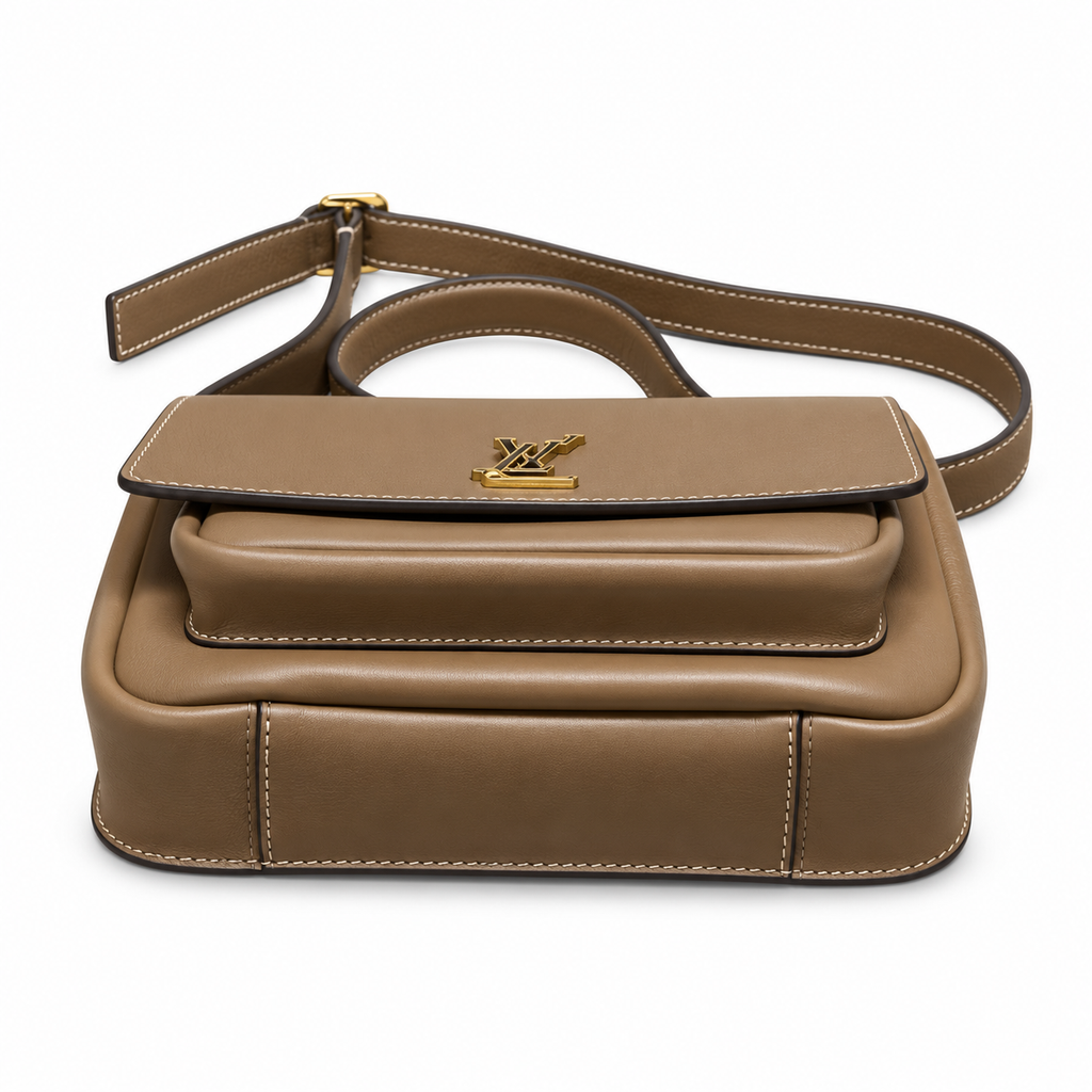 YSL Saint Laurent Solferino Crossbody Bag Taupe