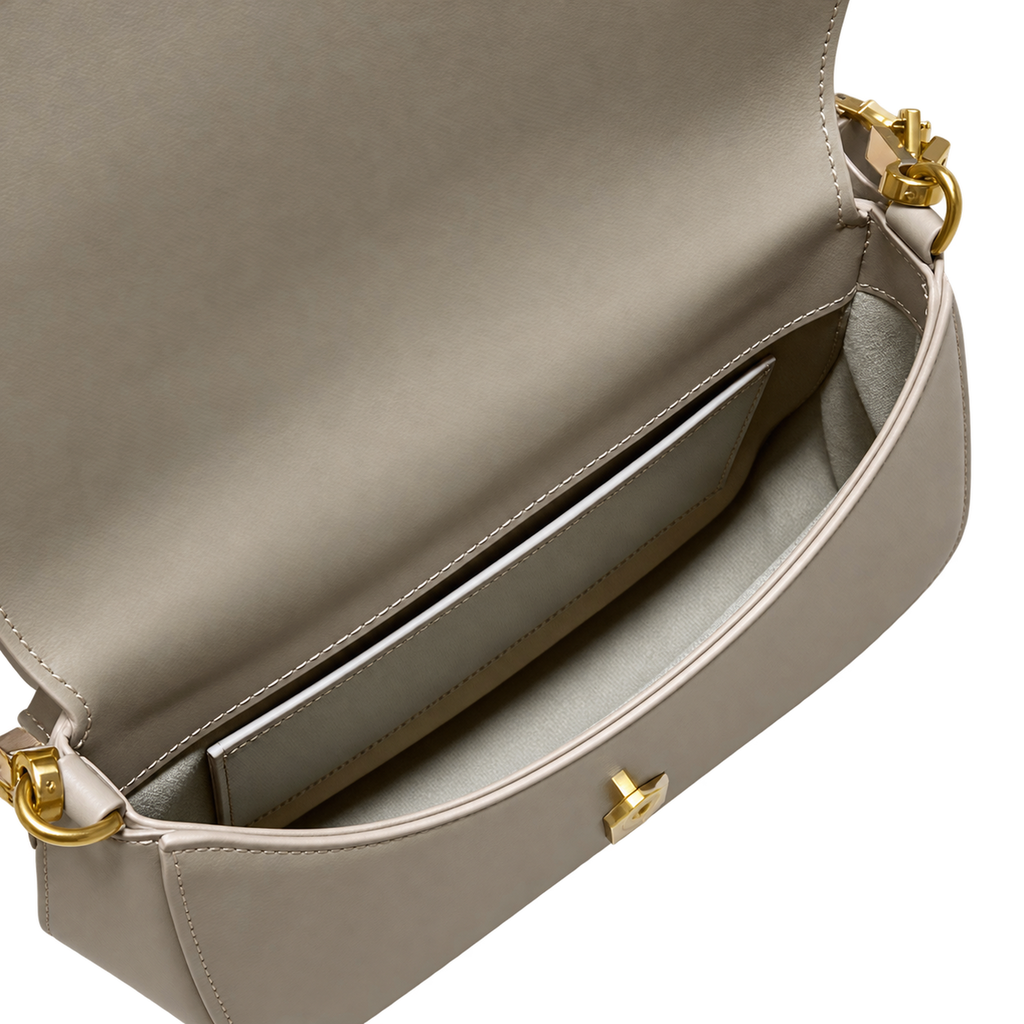 YSL Solferino Shoulder Bag – Taupe Leather